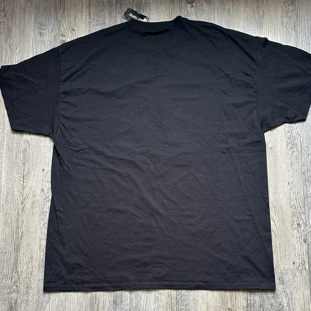 NWT Jujutsu Kaisen Satoru Gojo Mens Graphic T-Shirt Black Anime Tee Size 2XL - Picture 2 of 5